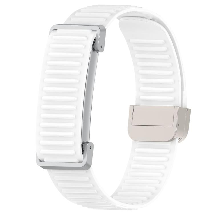 High-Stretch Magnetic Buckle Silicone Watch Band, For Google Fitbit Air