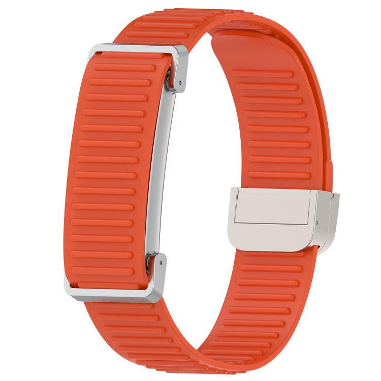 High-Stretch Magnetic Buckle Silicone Watch Band, For Google Fitbit Air