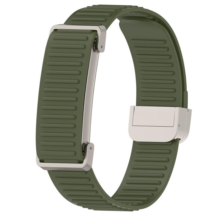 High-Stretch Magnetic Buckle Silicone Watch Band, For Google Fitbit Air