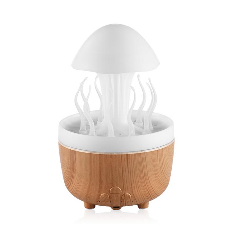 300ml Mushroom Jellyfish Aroma Diffuser Colorful Raindrop Humidifier, US Plug, UK Plug, EU Plug, AU Plug