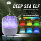 280ml Rotating Jellyfish Aroma Diffuser Dancing Seaweed Mist Mode Smart Humidifier with Remote, 7-Color LED Night Light for Home