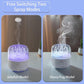 280ml Rotating Jellyfish Aroma Diffuser Dancing Seaweed Mist Mode Smart Humidifier with Remote, 7-Color LED Night Light for Home