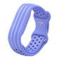 Butterfly Buckle Perforated Solid Color Silicone Watch Band, For Google Fitbit Air