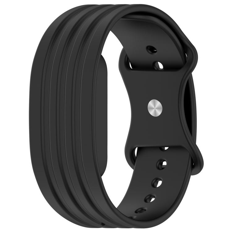 Butterfly Buckle Solid Color Silicone Watch Band, For Hume Band 2.0