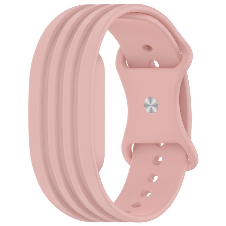 Butterfly Buckle Solid Color Silicone Watch Band, For Hume Band 2.0