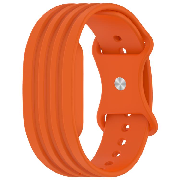 Butterfly Buckle Solid Color Silicone Watch Band, For Hume Band 2.0