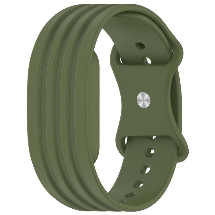 Butterfly Buckle Solid Color Silicone Watch Band, For Hume Band 2.0