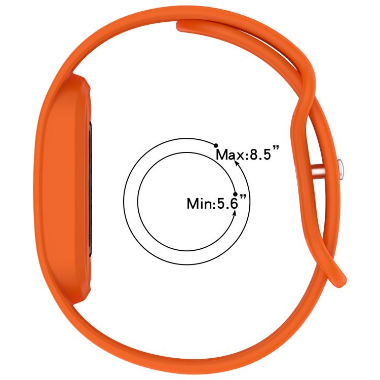 Butterfly Buckle Solid Color Silicone Watch Band, For Hume Band 2.0