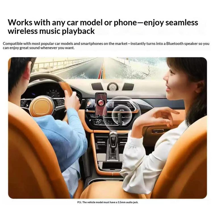 UGREEN CM596 Bluetooth-Compatible 5.4 Audio Receiver 3.5mm AUX Adapter for Car
