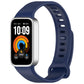Vertical Stripe Reverse Buckle Solid Color Silicone Watch Band, For Xiaomi Smart Band 11 Active
