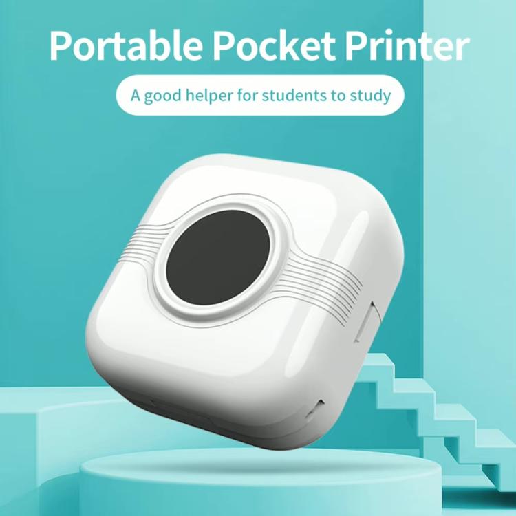 203DPI Bluetooth Thermal Sticker Printer, USB Rechargeable Inkless Mini Photo Label Printer for Journal, Notes, Photos, Perfect Gift