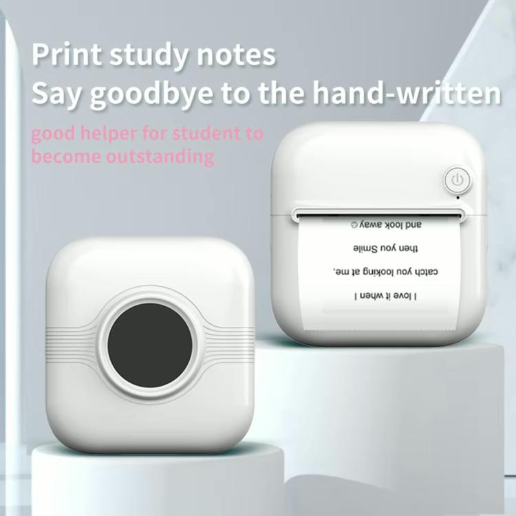203DPI Bluetooth Thermal Sticker Printer, USB Rechargeable Inkless Mini Photo Label Printer for Journal, Notes, Photos, Perfect Gift