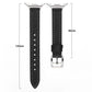 Slim Plain Genuine Leather Watch Band, For Galaxy Watch9 / 8 / 8 Classic