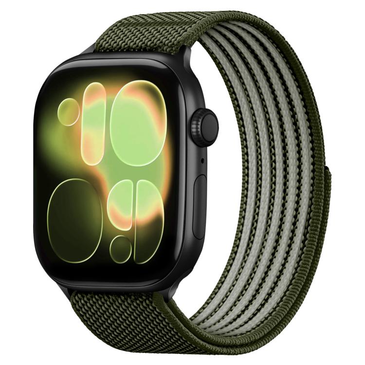 Airy Mixed Nylon Loop Metal Connector Watch Band, For Apple Watch 46mm / 49mm / 45mm / 44mm, For Apple Watch 42mm / 41mm / 40mm / 38mm