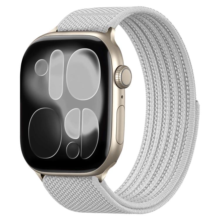Airy Mixed Nylon Loop Metal Connector Watch Band, For Apple Watch 46mm / 49mm / 45mm / 44mm, For Apple Watch 42mm / 41mm / 40mm / 38mm