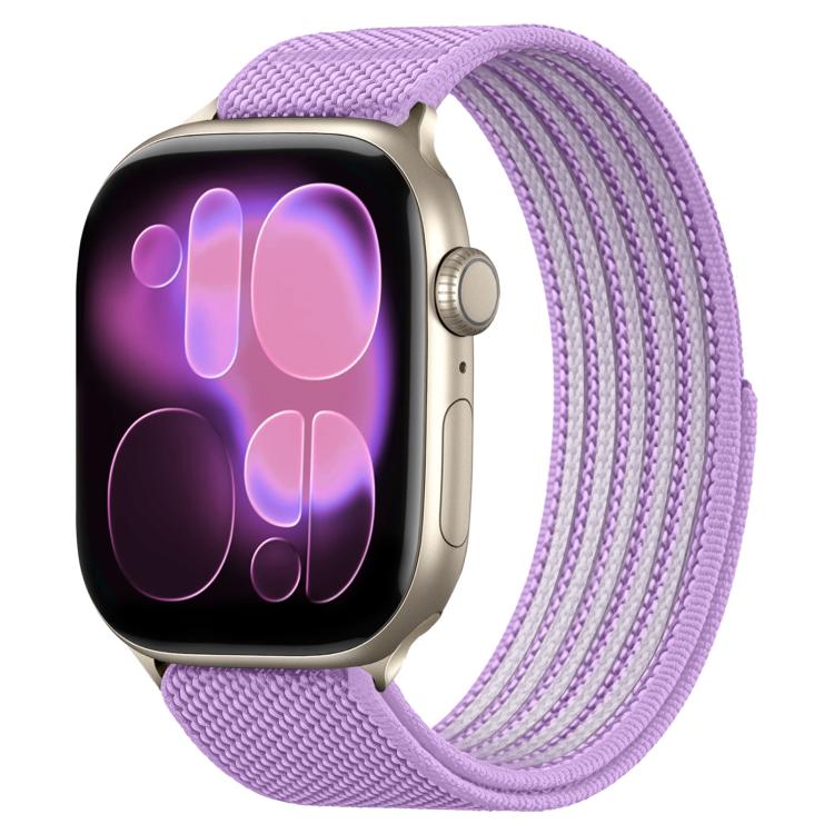 Airy Mixed Nylon Loop Metal Connector Watch Band, For Apple Watch 46mm / 49mm / 45mm / 44mm, For Apple Watch 42mm / 41mm / 40mm / 38mm