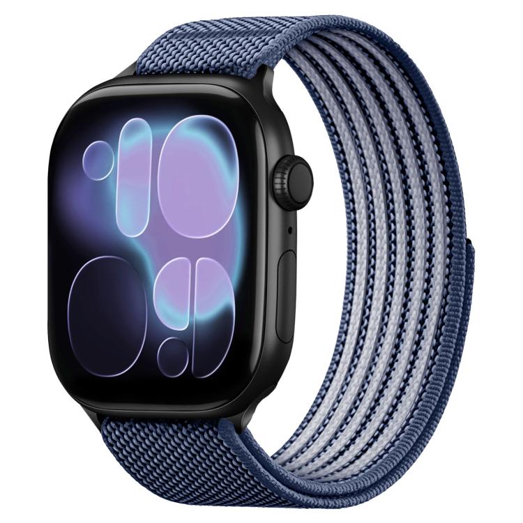 Airy Mixed Nylon Loop Metal Connector Watch Band, For Apple Watch 46mm / 49mm / 45mm / 44mm, For Apple Watch 42mm / 41mm / 40mm / 38mm