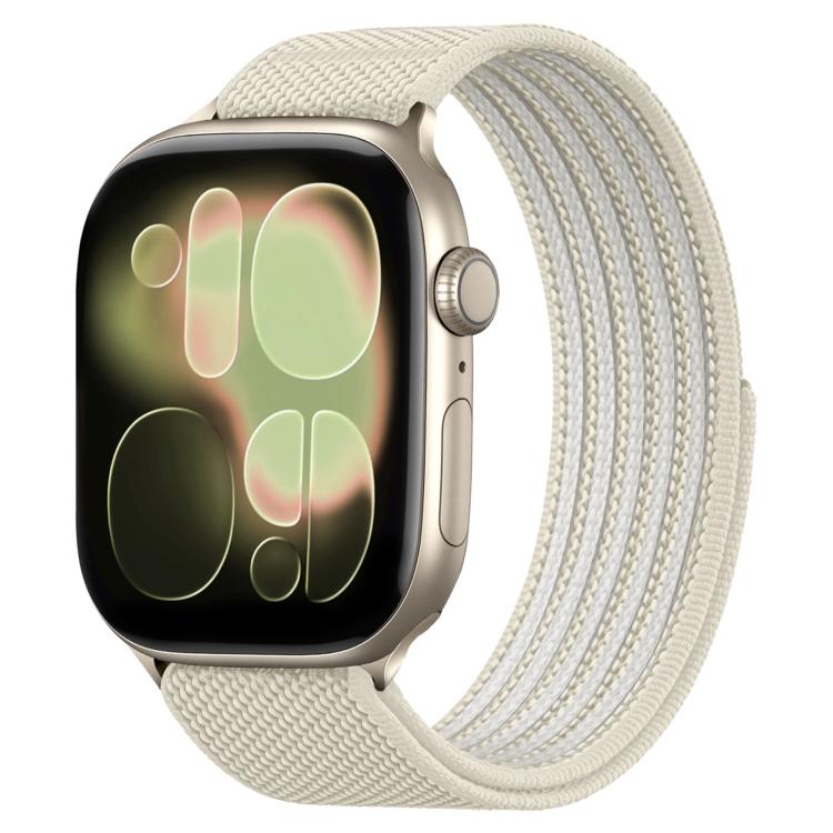 Airy Mixed Nylon Loop Metal Connector Watch Band, For Apple Watch 46mm / 49mm / 45mm / 44mm, For Apple Watch 42mm / 41mm / 40mm / 38mm
