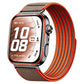 Airy Mixed Nylon Loop Metal Connector Watch Band, For Huawei Watch Fit 5 Pro / Fit 5 / Fit 4