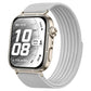 Airy Mixed Nylon Loop Metal Connector Watch Band, For Huawei Watch Fit 5 Pro / Fit 5 / Fit 4