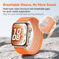 Airy Mixed Nylon Loop Metal Connector Watch Band, For Huawei Watch Fit 5 Pro / Fit 5 / Fit 4