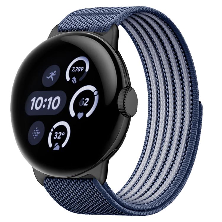 Airy Mixed Nylon Loop Metal Connector Watch Band, For Google Pixel Watch 5 / 4 / 3 / 2 / 1 41mm, For Google Pixel Watch 5 / 4 / 3 45mm