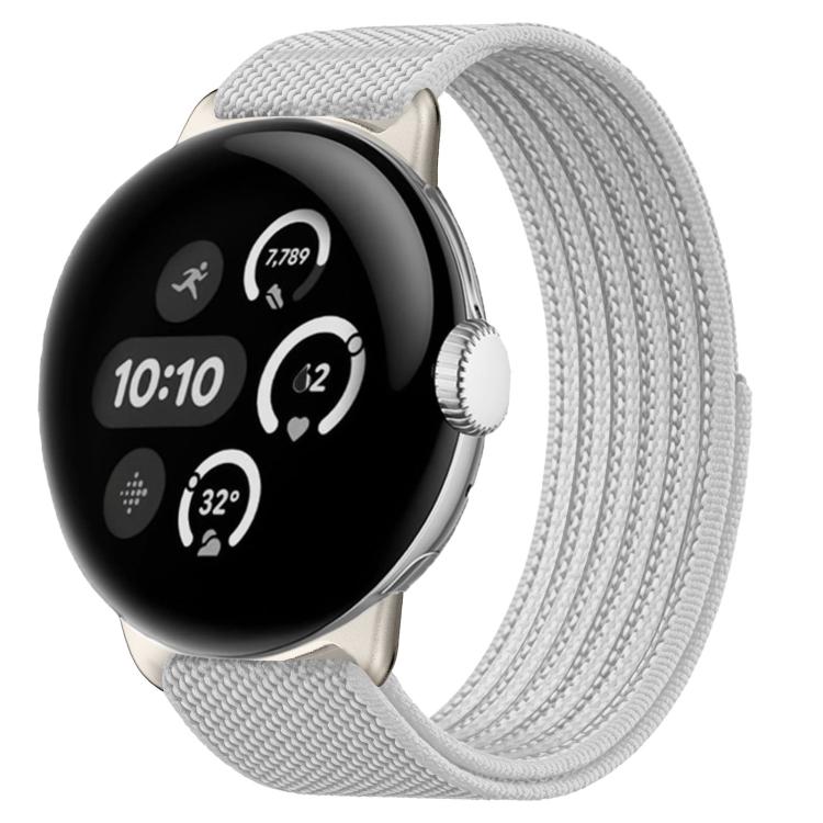 Airy Mixed Nylon Loop Metal Connector Watch Band, For Google Pixel Watch 5 / 4 / 3 / 2 / 1 41mm, For Google Pixel Watch 5 / 4 / 3 45mm