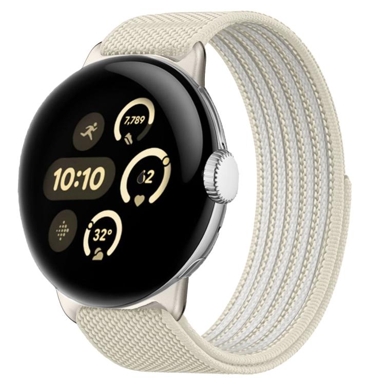 Airy Mixed Nylon Loop Metal Connector Watch Band, For Google Pixel Watch 5 / 4 / 3 / 2 / 1 41mm, For Google Pixel Watch 5 / 4 / 3 45mm