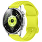 Wave-Textured Butterfly Clasp Solid Color Silicone Watch Band, 22mm, 20mm, 18mm
