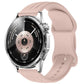 Wave-Textured Butterfly Clasp Solid Color Silicone Watch Band, 22mm, 20mm, 18mm