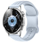 Wave-Textured Butterfly Clasp Solid Color Silicone Watch Band, 22mm, 20mm, 18mm