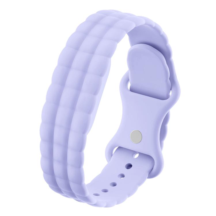 Butterfly Buckle Cloud-Shaped Silicone Watch Band, For Google Fitbit Air