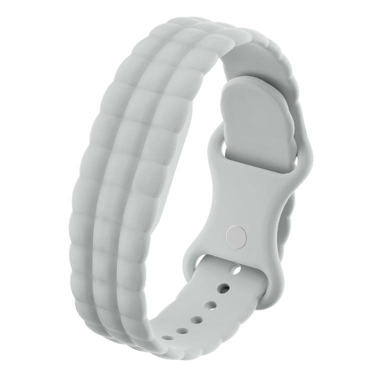 Butterfly Buckle Cloud-Shaped Silicone Watch Band, For Google Fitbit Air