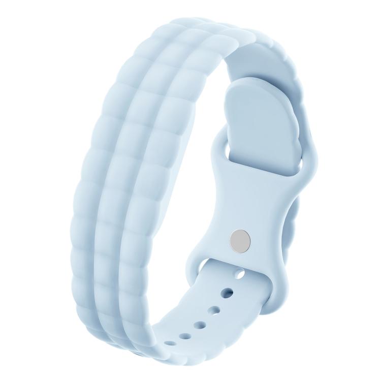 Butterfly Buckle Cloud-Shaped Silicone Watch Band, For Google Fitbit Air