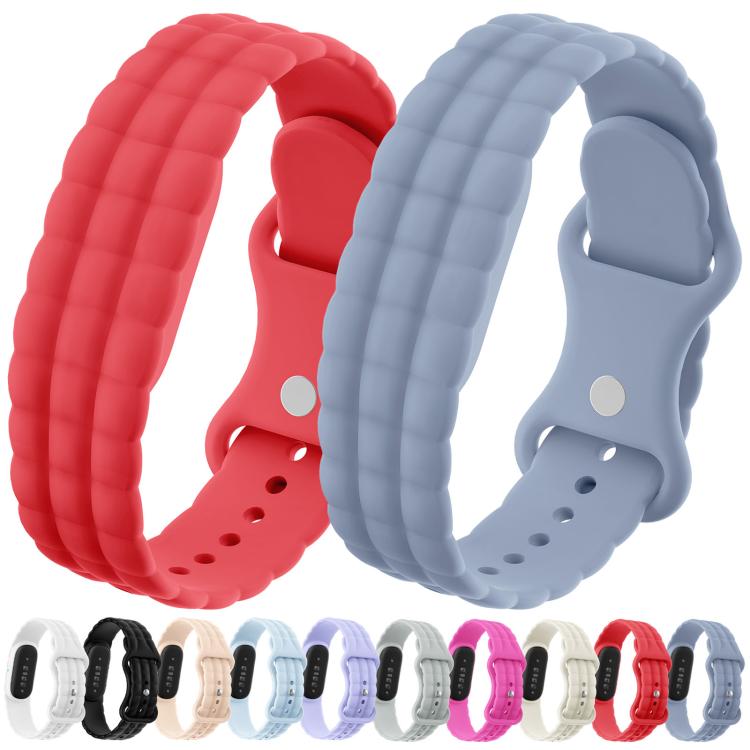 Butterfly Buckle Cloud-Shaped Silicone Watch Band, For Google Fitbit Air