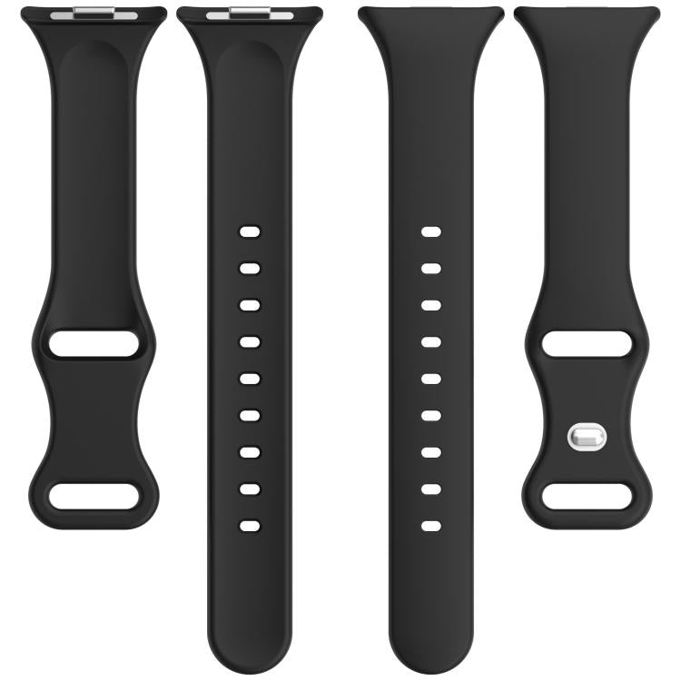 Slim Butterfly Buckle Solid Color Silicone Watch Band, For Xiaomi Band 10 Pro / Redmi Watch 6 / 5