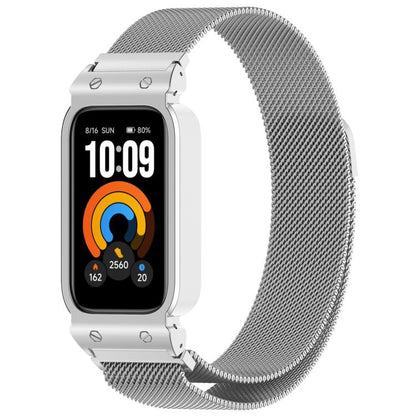 Metal Frame Integrated Milan Magnetic Metal Watch Band, For Xiaomi Smart Band 11 Active
