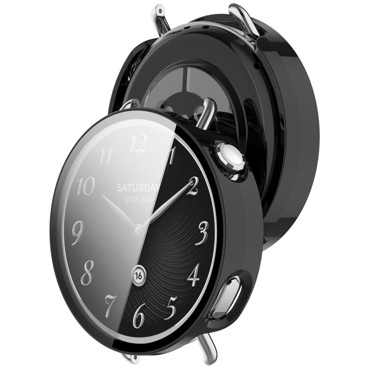 Tempered Film Integrated PC Watch Protective Case, For Xiaomi Watch S5 41mm Ceramic White