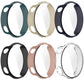 Tempered Film Integrated PC Watch Protective Case, For Xiaomi Watch S5 41mm Ceramic White