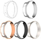 Single Row Diamond Half Coverage Hollow PC Watch Protective Case, For Xiaomi Watch S5 41mm Ceramic White