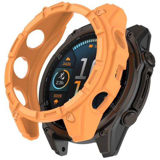 Hollow Armor TPU Half Coverage Watch Protective Case, For Garmin Fenix 9 Pro 47mm MIP, For Garmin Fenix 9 Pro 51mm MIP, For Garmin Fenix 9 Pro 51mm AMOLED, For Garmin Fenix 9 Pro 47mm AMOLED, For Garmin Fenix 9 Pro 43mm AMOLED