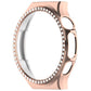 Single Row Diamond Half Coverage Hollow PC Watch Protective Case, For Huawei Watch 6 Pro 46mm, For Huawei Watch 6 Pro 43mm