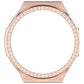 Single Row Diamond Half Coverage Hollow PC Watch Protective Case, For Huawei Watch 6 Pro 46mm, For Huawei Watch 6 Pro 43mm