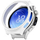 Single Row Diamond Half Coverage Hollow PC Watch Protective Case, For Huawei Watch 6 Pro 46mm, For Huawei Watch 6 Pro 43mm