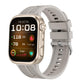 Vertical Striped Pin Buckle Solid Color Silicone Watch Band, For Huawei Watch D3