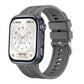 Vertical Striped Pin Buckle Solid Color Silicone Watch Band, For Huawei Watch D3