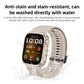 Metal Clasp Vertical Striped Solid Color Silicone Watch Band, For Huawei Watch D3