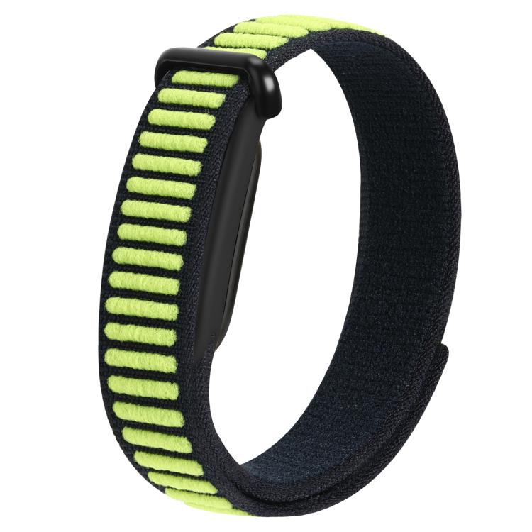 Wavy Two-Tone Nylon Hook and Loop Fastener Watch Band, For Google Fitbit Air