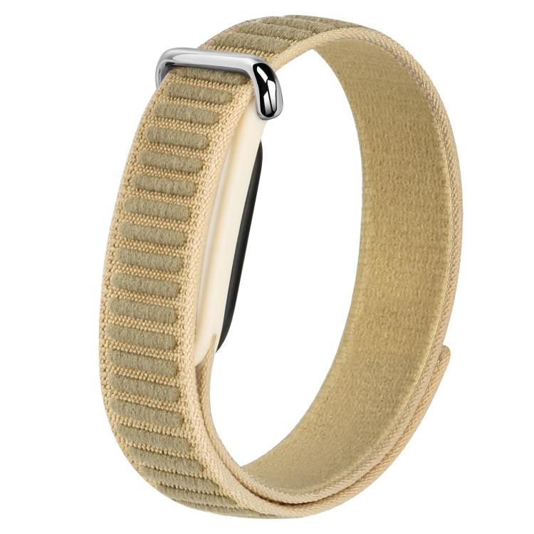 Wavy Two-Tone Nylon Hook and Loop Fastener Watch Band, For Google Fitbit Air