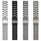 Oracle Design Push Button Folding Clasp Titanium Alloy Watch Band, 20mm, 22mm